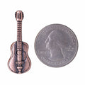 Acoustic Guitar Copper Lapel Pin