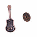 Acoustic Guitar Copper Lapel Pin