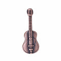 Acoustic Guitar Copper Lapel Pin | lapelpinplanet
