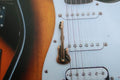 Electric Guitar Copper Lapel Pin