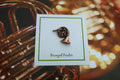 French Horn Copper Lapel Pin