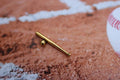 Baseball and Bat Gold Lapel Pin