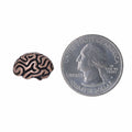 Brain Copper Lapel Pin