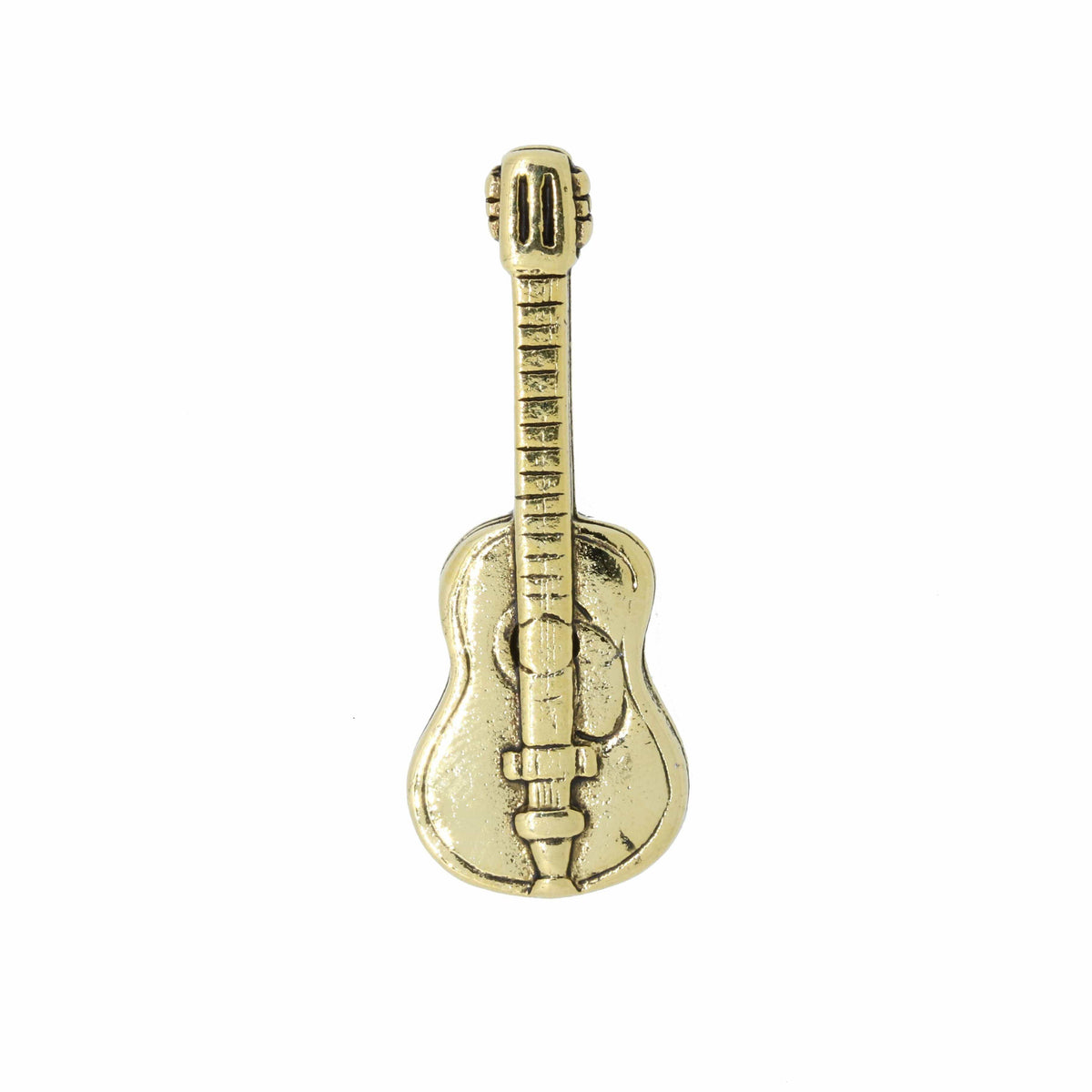 Gold Acoustic Guitar Lapel Pin Lapel Pin