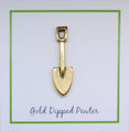 Shovel Gold Lapel Pin