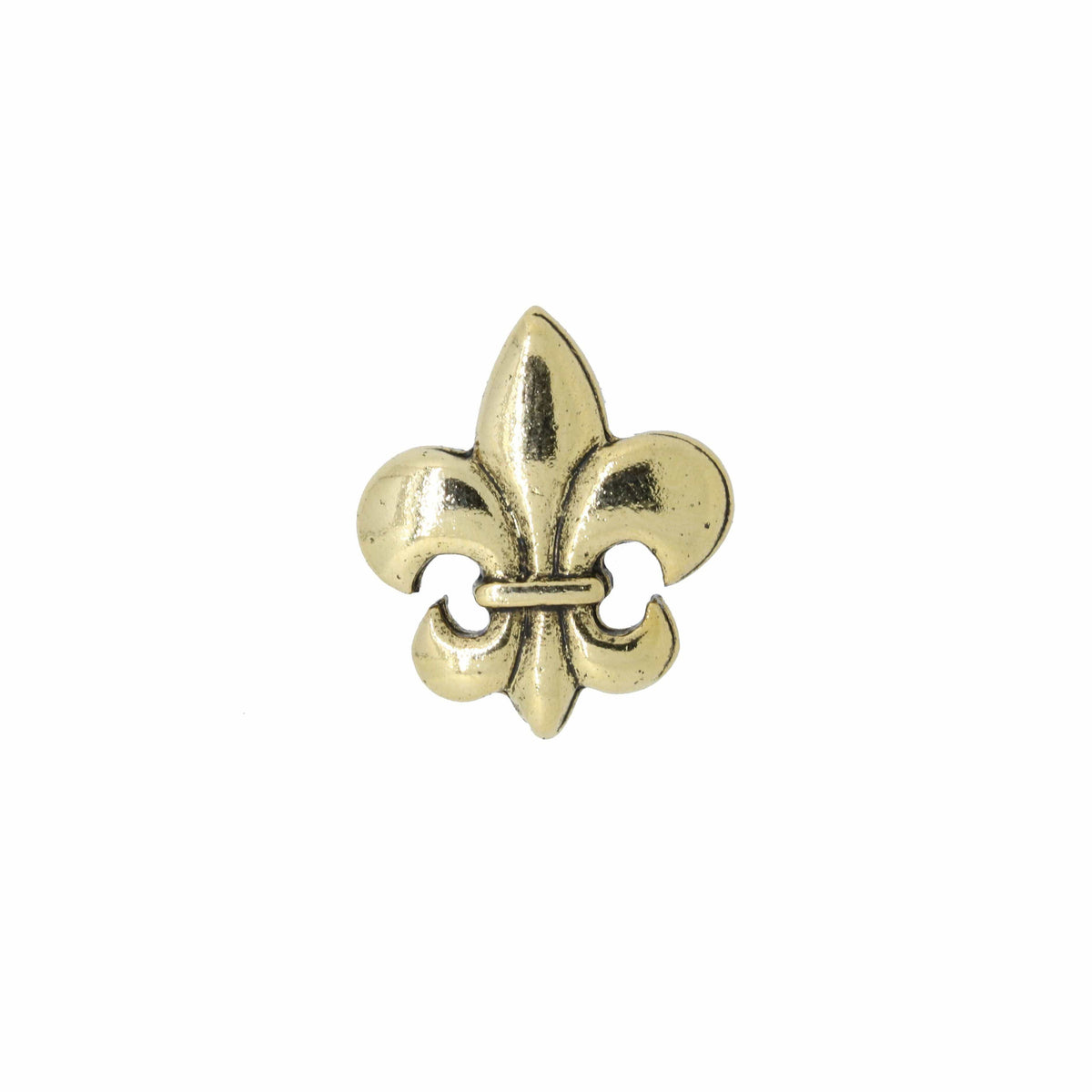 PinMart's Fleur De Lis Lapel Stick Pin - Choose Gold Or Silver - New With Tags