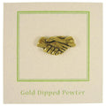 Handshake Gold Lapel Pin