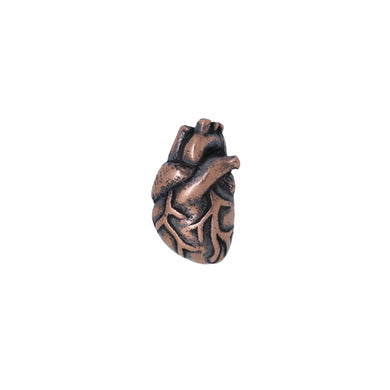 Human Heart Copper Lapel Pin