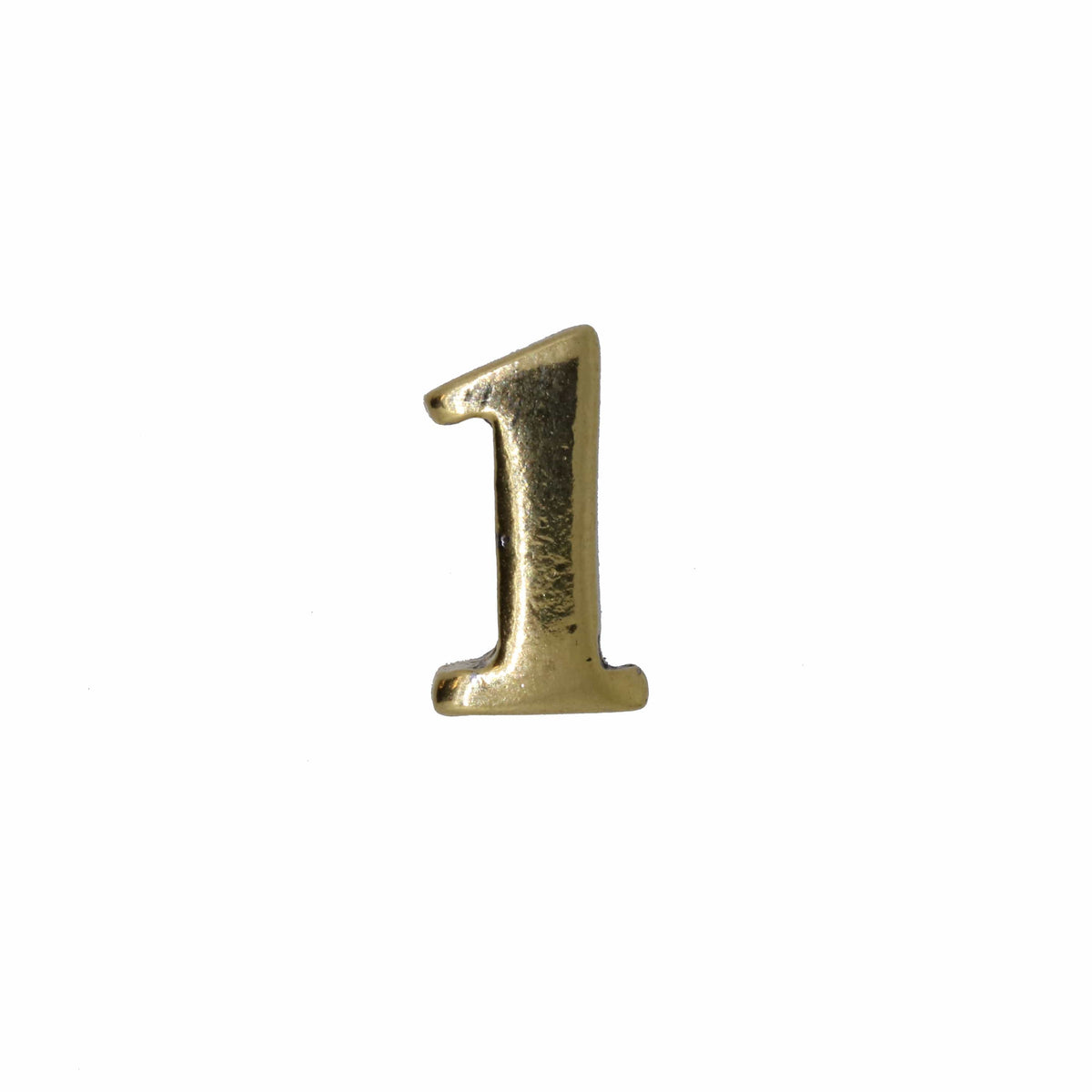 thumbnail interactive-video image 1 of 14kt Gold Plated Number 1 Lapel Pin By Jewelry-Mania - USA Made 1 of 4