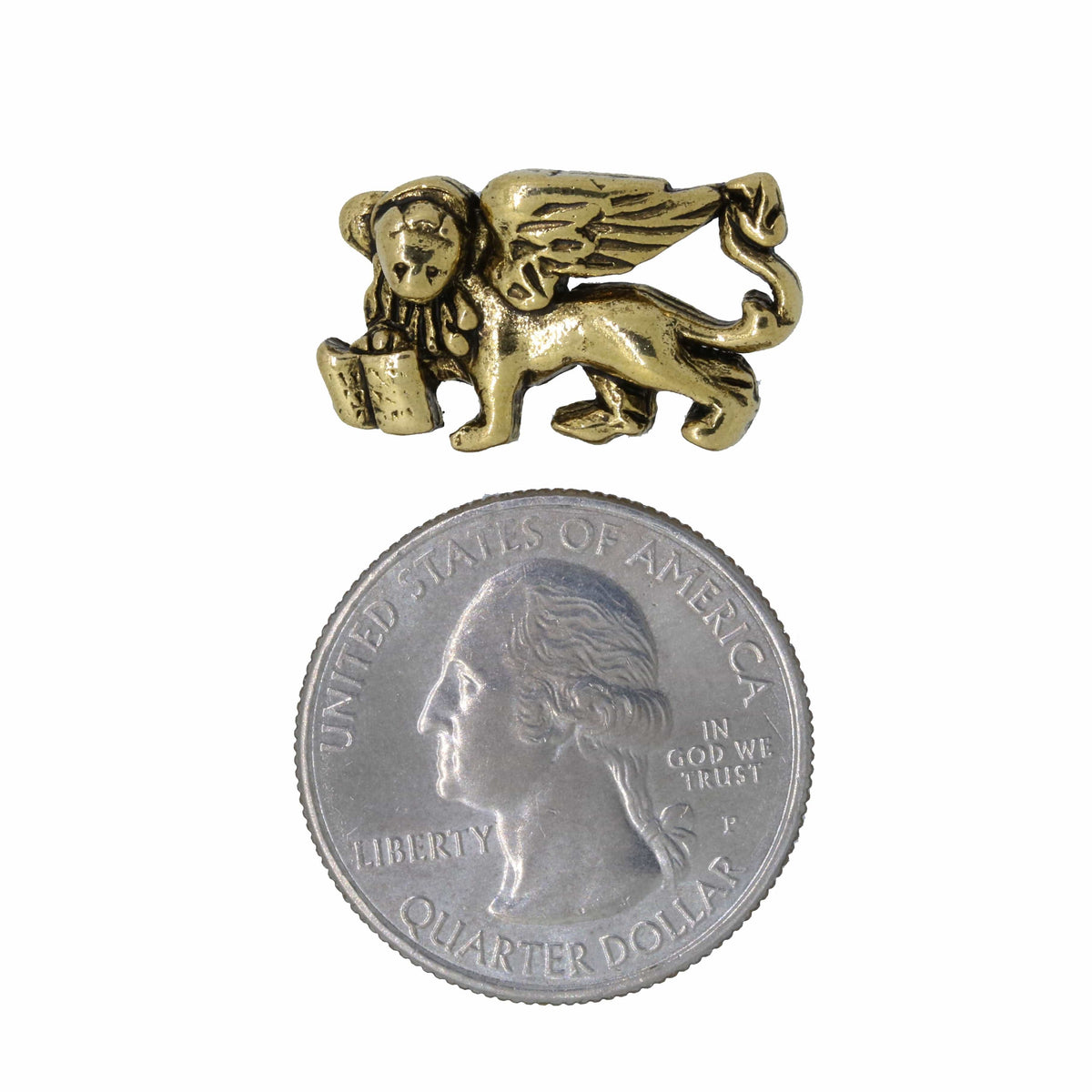 St Mark's Lion Gold Lapel Pin – lapelpinplanet