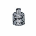 Birthday Cake Lapel Pin