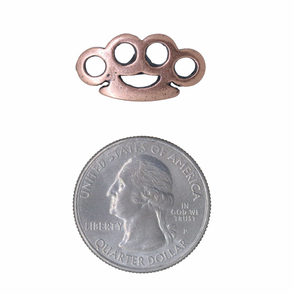 Brass Knuckles Copper Lapel Pin Lapel Pin