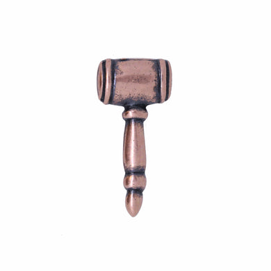Gavel Copper Lapel Pin | lapelpinplanet