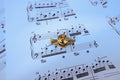 Trumpet Gold Lapel Pin
