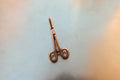 Hemostat Copper Lapel Pin
