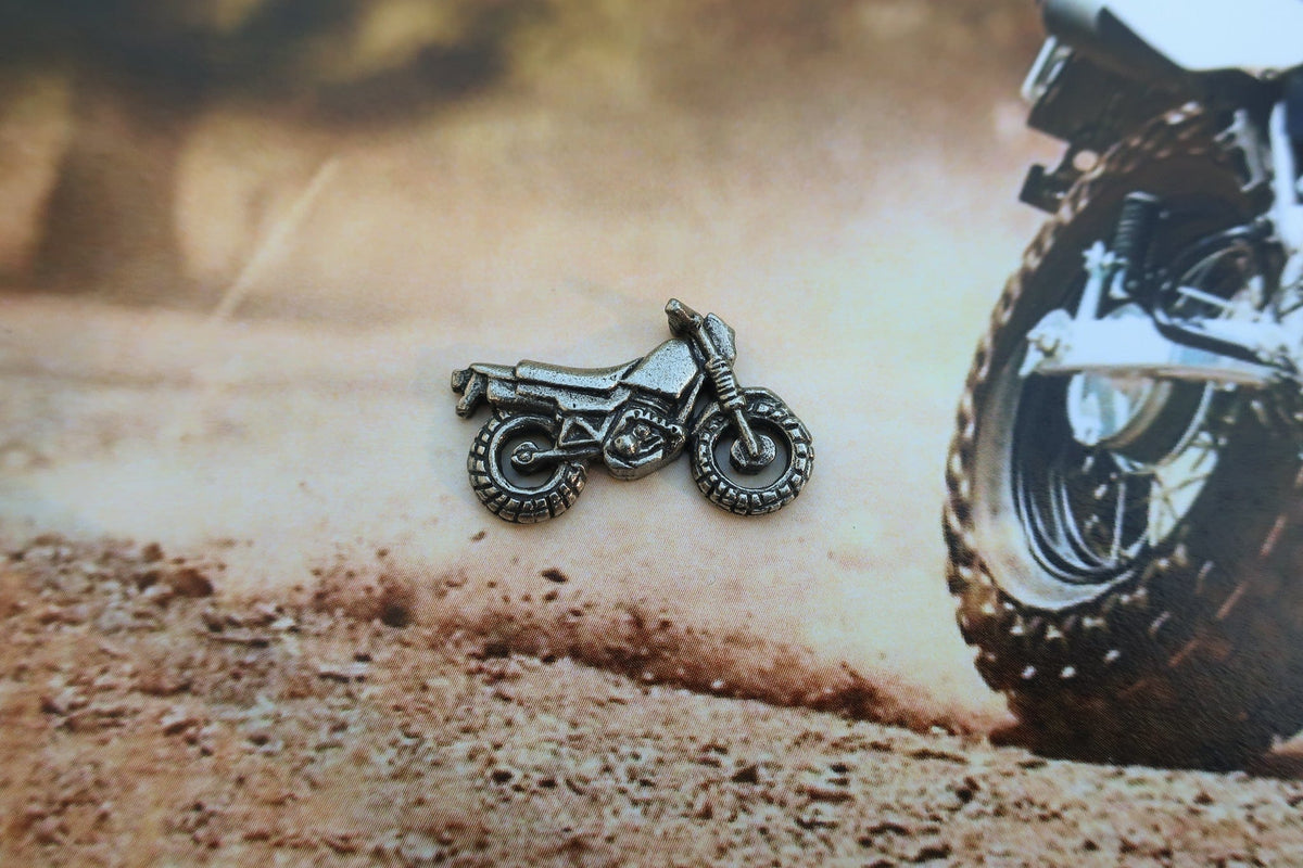 Motorcycle Biker Chopper Enamel Lapel Pin - 1.25 Inch, Die Struck With Clutch Back, For Jackets & Hats 8 thumbnail image