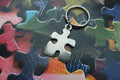 Puzzle Piece Keyrings