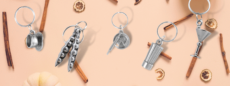 Food Themed Key Rings and Chains - Lapel Pin Planet – lapelpinplanet