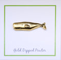 Whale Gold Lapel Pin