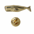 Whale Gold Lapel Pin