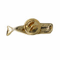 Whale Gold Lapel Pin