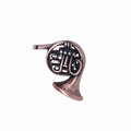 French Horn Copper Lapel Pin | lapelpinplanet