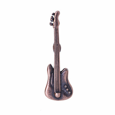 Electric Guitar Copper Lapel Pin | lapelpinplanet