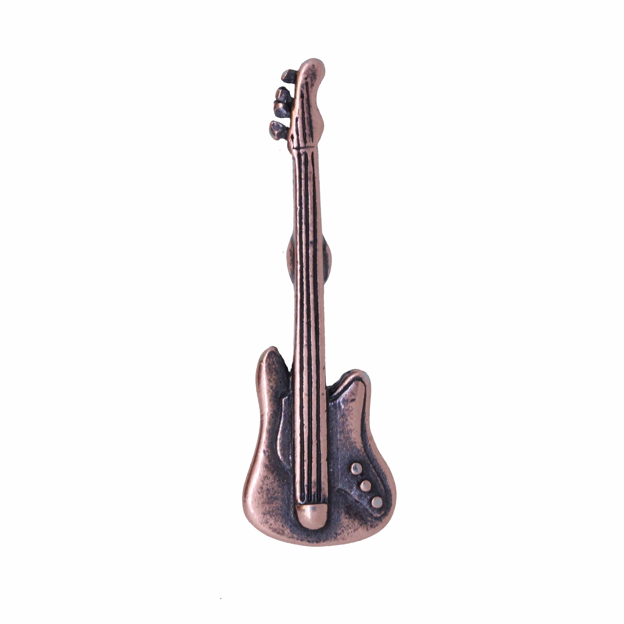 Electric Guitar Copper Lapel Pin