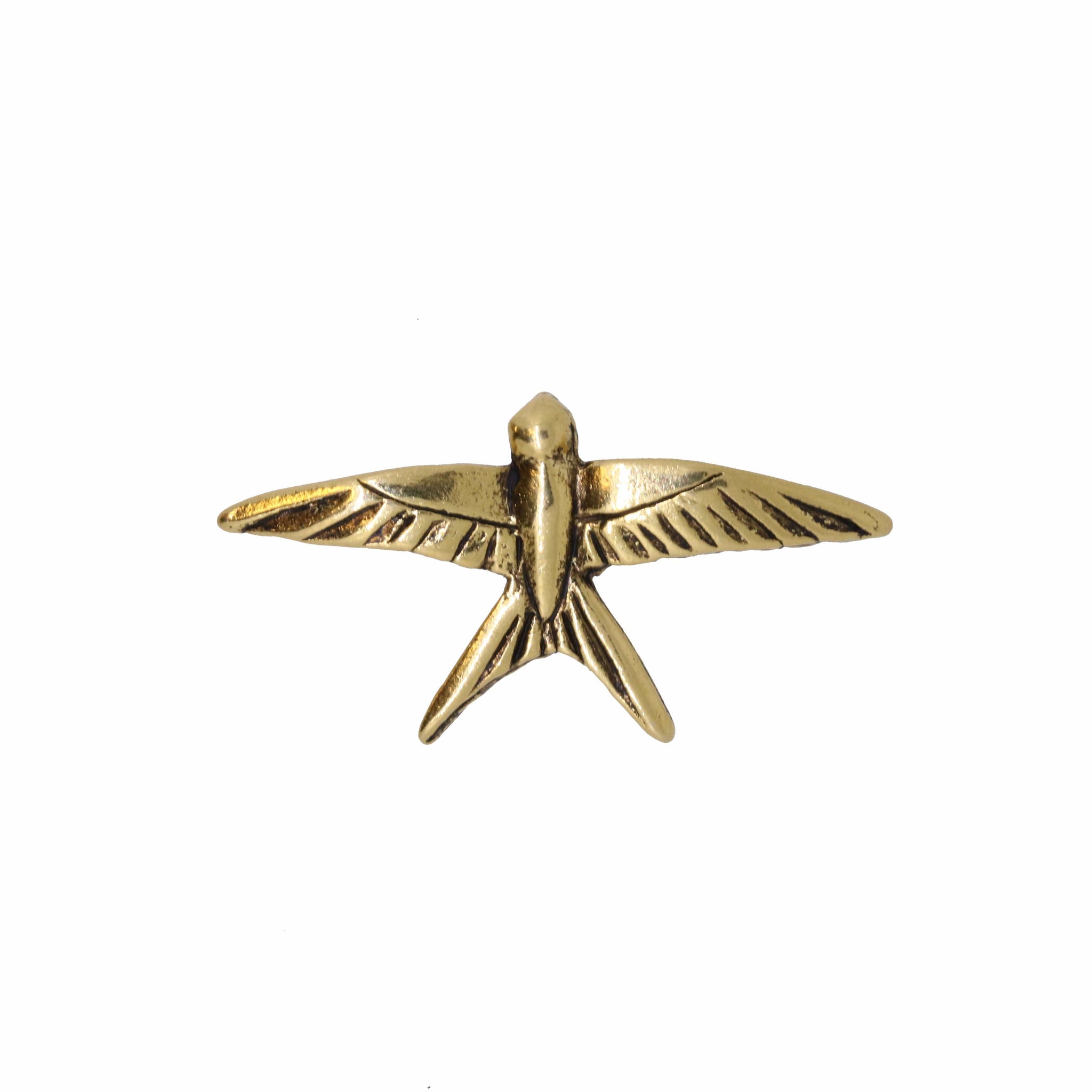 Spilla Farfalla Macaone In Peltro Dorato – Badge Farfalla Da Giacca O Borsa, Made In UK - Foto 2
