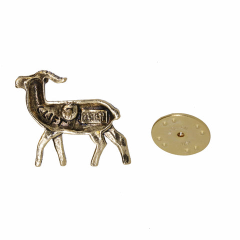 Antelope Gold Lapel Pin