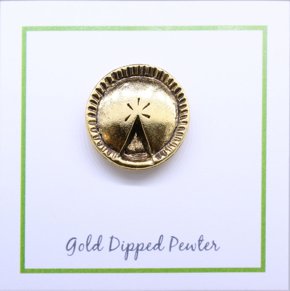 Apple Pie Gold Lapel Pin | Lapel Pin Planet – lapelpinplanet