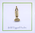 Vacuum Gold Lapel Pin
