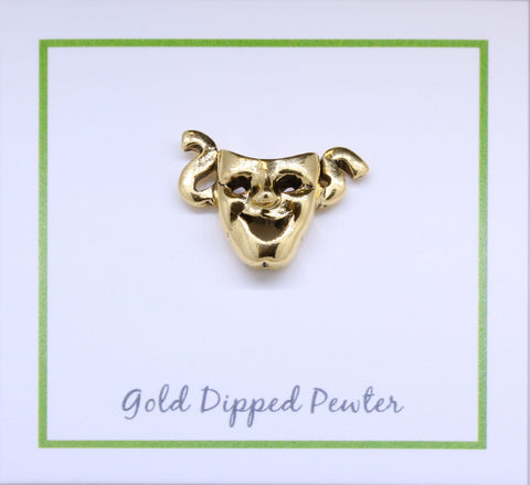 Comedy Gold Lapel Pin
