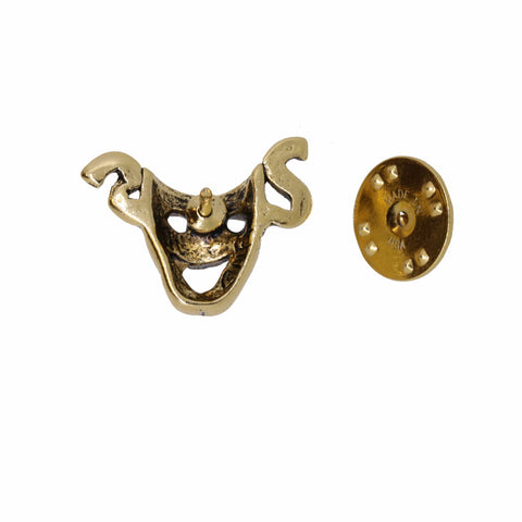 Comedy Gold Lapel Pin