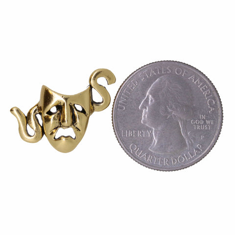 Tragedy Gold Lapel Pin