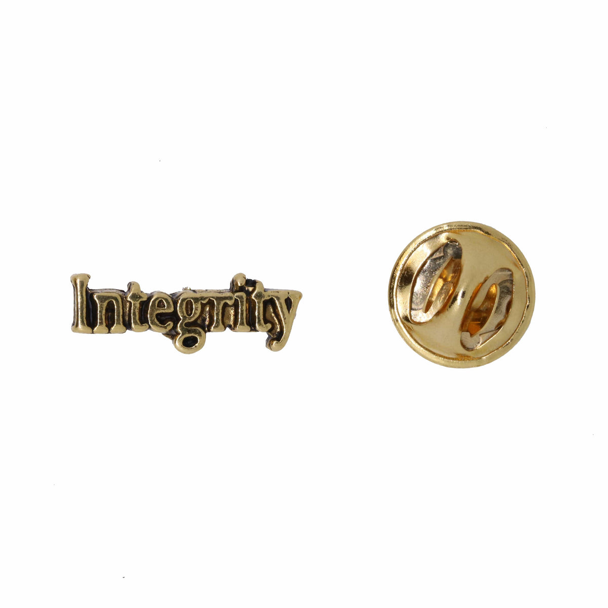 Integrity Gold Lapel Pin – lapelpinplanet