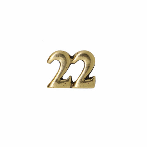 Number Gold Lapel Pins Collections –Lapel Pin Planet – lapelpinplanet