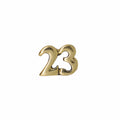 Number Gold Lapel Pins