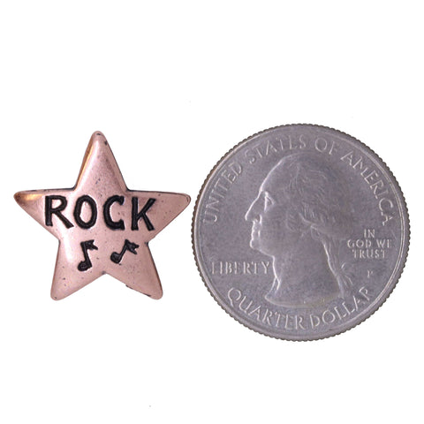 Rockstar Copper Lapel Pin