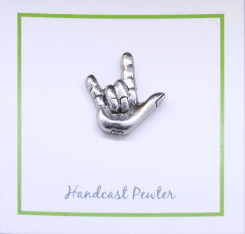 'I Love You' Lapel Pin