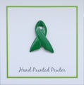 Green Awareness Ribbon Lapel Pins