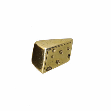 Cheese Gold Lapel Pin | lapelpinplanet