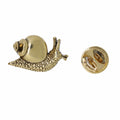 Snail Gold Lapel Pin