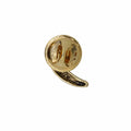 Comma Gold Lapel Pin