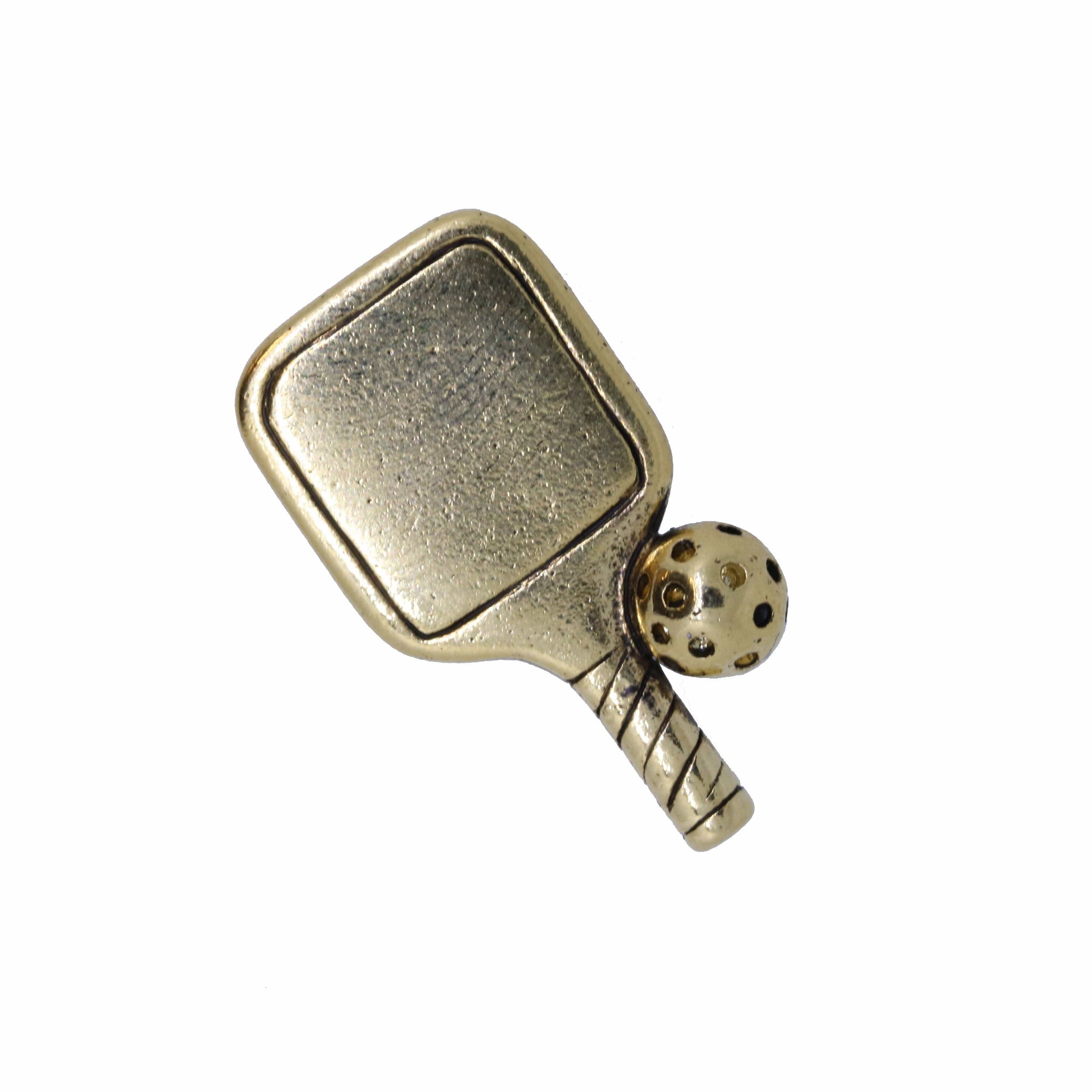 Pickleball Gold Lapel Pin