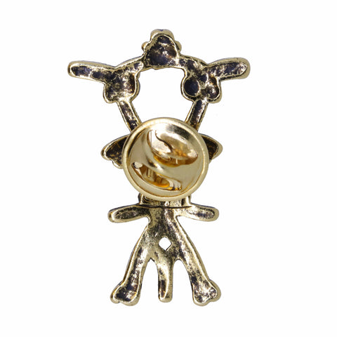 Circle of Willis Gold Lapel Pin