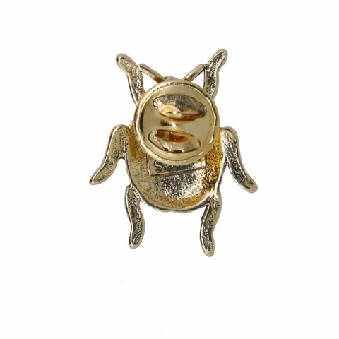 Ladybug Gold Lapel Pin