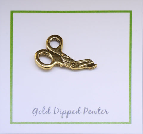 Trauma Shears Gold Lapel Pin