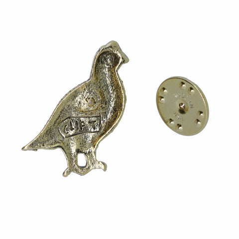 Quail Gold Lapel Pin
