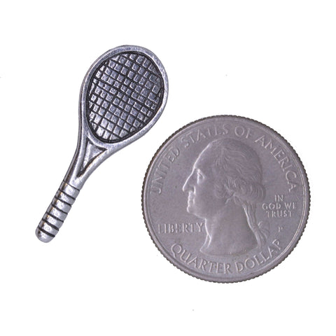 Tennis Racquet Lapel Pin